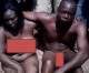 Cheating Couple Caught, Forced To Walk Naked In Benue,Nigeria